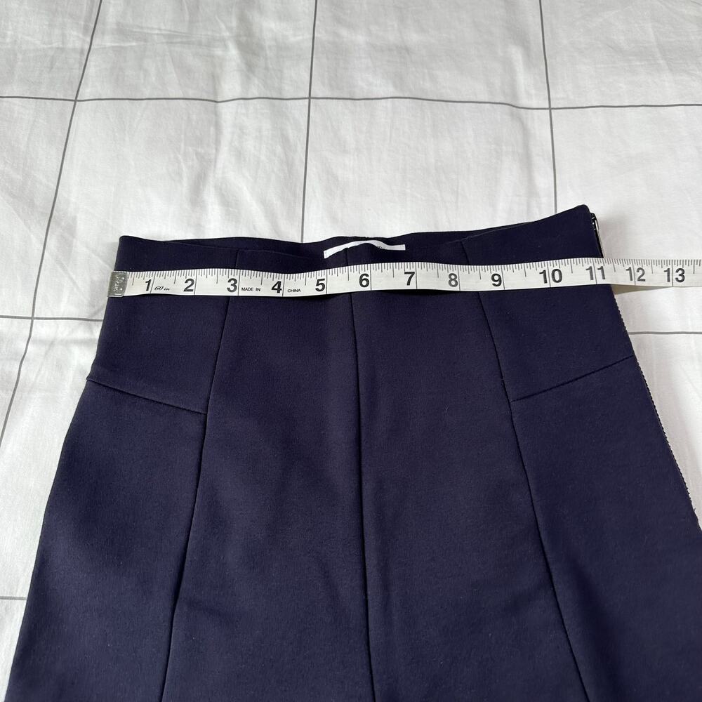 Good American Pants Womens 0 Navy Blue Ponte Knit Boss Stretch High Rise Skinny - Picture 9 of 13